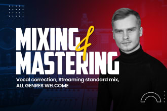 mixing and mastering your hip hop, trap, rap, edm, pop song