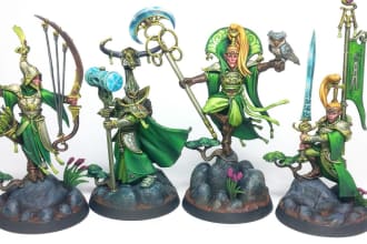 paint and give life to your warhammer and other miniatures