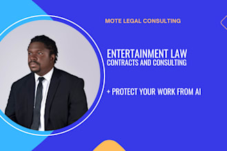 provide entertainment law and music law services be your entertainment lawyer