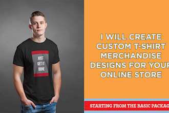 create custom tshirt and merchandise for your online store