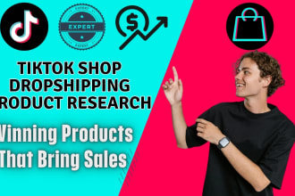 do product research for tiktok shop dropshipping