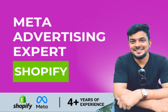 run meta ads campaign for shopify store, sales marketing