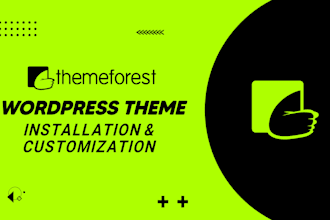 do themeforest theme installation, wordpress theme customization
