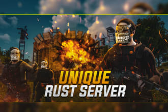 design a unique rust server banner