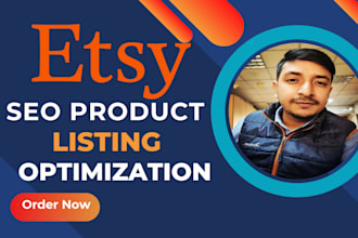 do etsy SEO product listing and etsy optimization