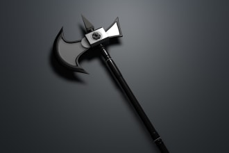 create a hard surface 3d model