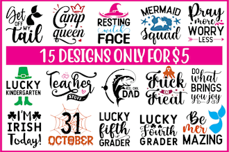 make svg cut files design for etsy and bundle design