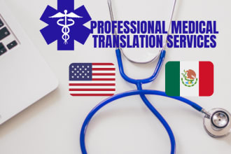 translate, proofread and edit medical documents