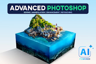 do advanced photoshop manipulation and ai image editing