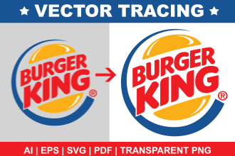 professional vector tracing, vectorize image, redraw logo, recreate to vector