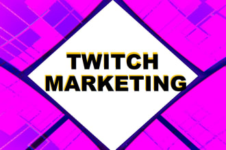 promote your twitch and bring live viewers, followers to your channel