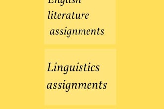 assist you in english linguistics assignments and articles