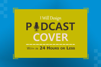 design a professional podcast cover design