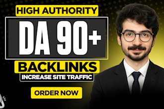 build high quality da90 backlinks for your website