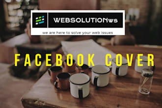 create a facebook cover photo banner design in 24hrs