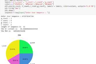 help you in designing python scripts for bioinformatics analysis