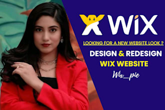create business wix website or redesign wix website