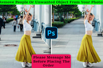 remove people or unwanted objects and background removal