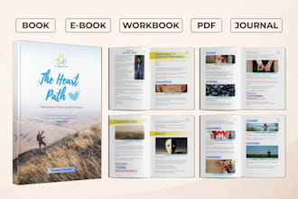 create professional canva workbook design, canva ebook design and book design