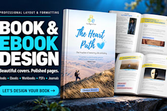 create professional canva workbook design, canva ebook design and book design