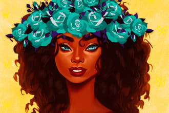 do african american character design and illustration
