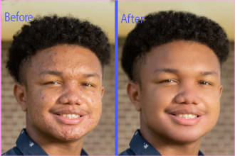 retouching photo restoration service 24 hours fast delivery