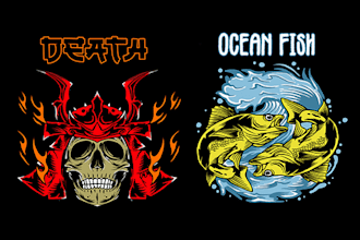 tshirt design with retro vintage style