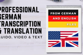 transcript and translate audio, video and text