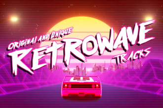 produce synthwave, darksynth, outrun, cyberpunk tracks