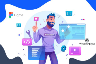 convert xd, PSD, figma to wordpress in elementor pro