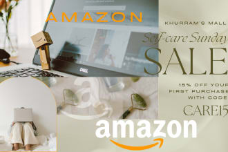 design amazon product photography, attractive business ebc