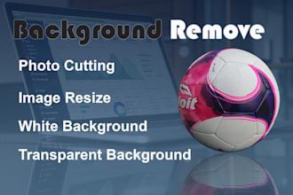 professionally erase, delete or white background of  images
