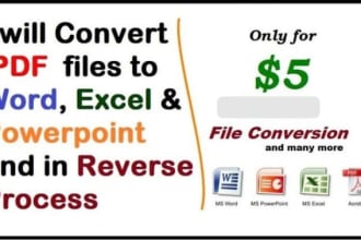 convert PDF file to word file and word convert to pdf