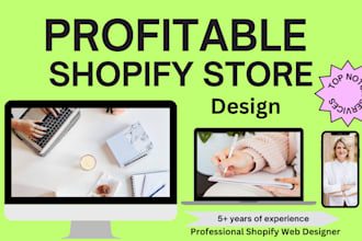 build and manage a profitable shopify ecommerce website