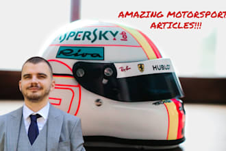 write amazing motorsports articles