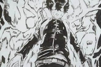draw anime style, fan art, original character,  and manga