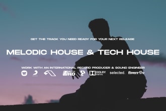 make a melodic house afro house song for you
