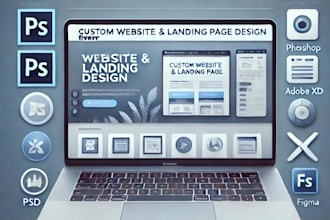 design professional web templates and landing pages in PSD