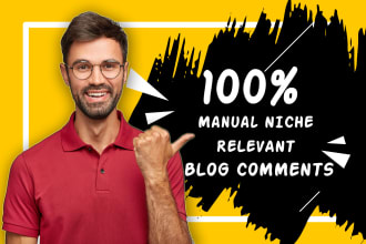 do niche relevant manual 10 blog comments