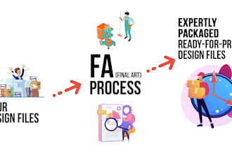 expertly prepare and process your design files for fa or final art