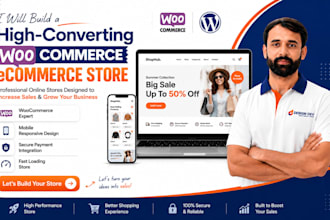 build a woocommerce ecommerce store and wordpress online shop