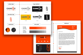 design professional logo and full brand style guide