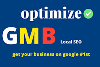 optimize google my business page for local SEO and gmb ranking
