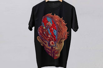 design anime streetwear graphics for skate and hip hop brands