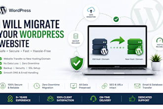migrate your website to wordpress woocommerce or opencart
