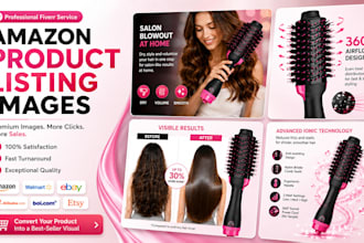 do amazon product  editing and lifestyle infographics