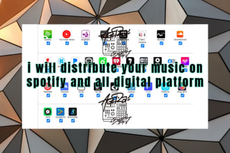 distribute your music on spotify and all digital platform