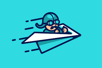 design a fun cartoony logo design that tells your story