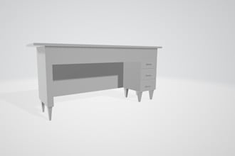 create realistic furniture in 3d for games