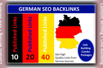 do german press release distributions combo link building
